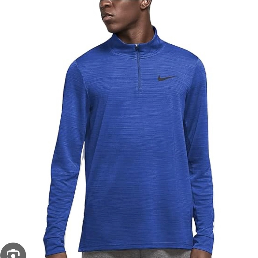 Nike Blue Quarter-Zip Pullover